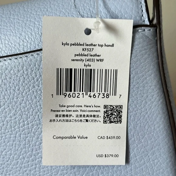 ♠️Kate Spade Kyla Top Handle Saddle Bag - Picture 7 of 14